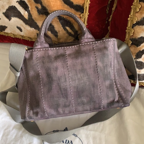 Authentic Prada canepa 2 way bag - Picture 15 of 15